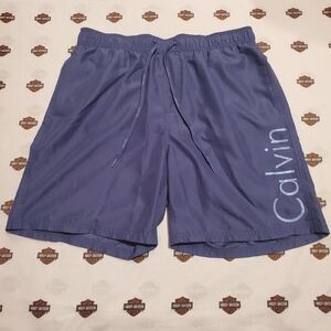 Calvin Klein Blue Swim Trunks!